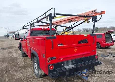 2022 GMC Sierra 2500Hd 2Wd Long Bed Pro from USA, damaged, VIN 1GD08LE76NF312193